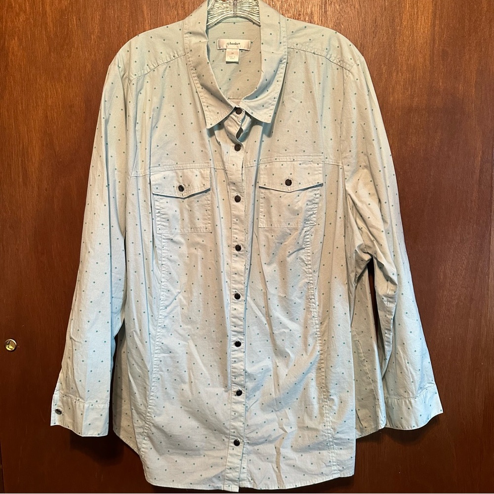 CJ Banks Button Down